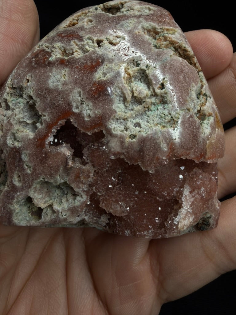 Brazilian Pink Amethyst Freeform with Deep Reddish Hues - 75PA