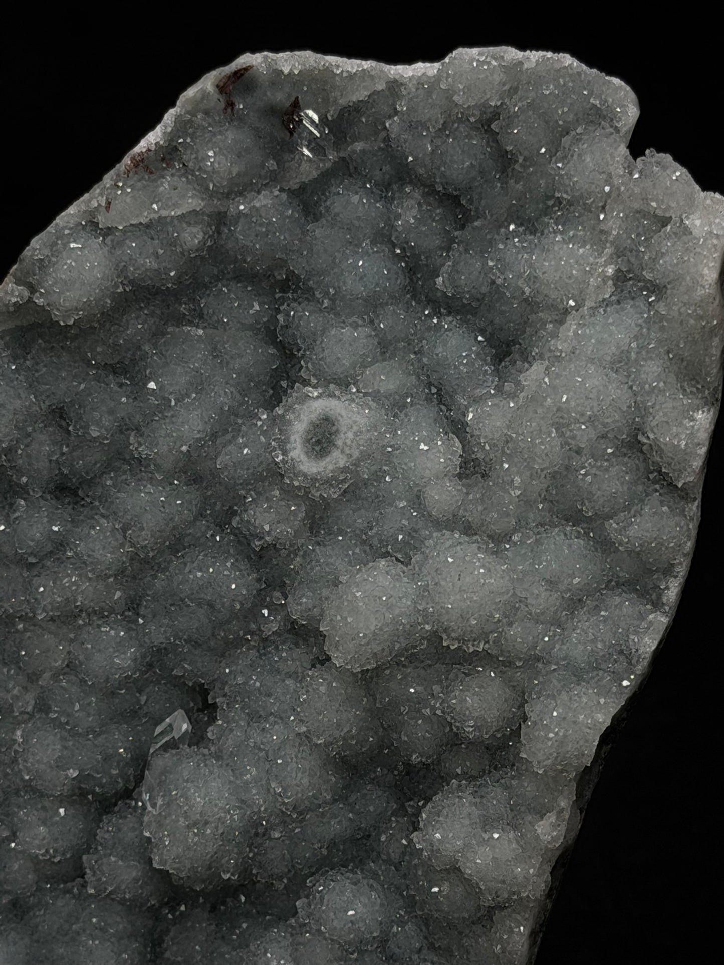 Blue Grey Chalcedony with Flower Formations Specimen - 98C