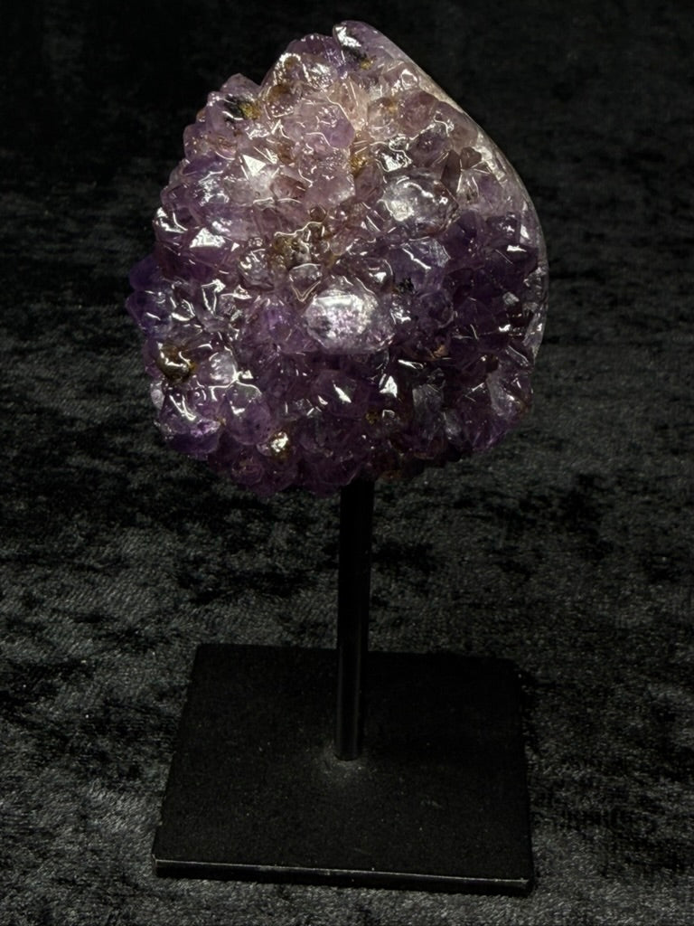 Brazilian Purple Amethyst Pine Cone on Stand - 58PC