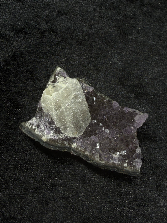Brazilian Purple Amethyst Freeform with Sugary Calcite - 27CA