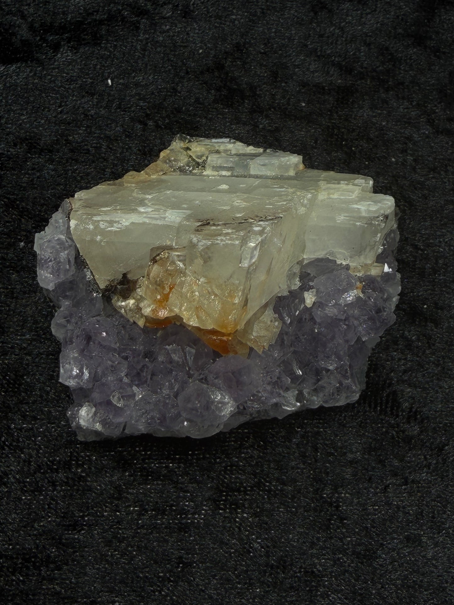 Brazilian Purple Amethyst Freeform with Calcite and Pyrite Inclusions - 78CA