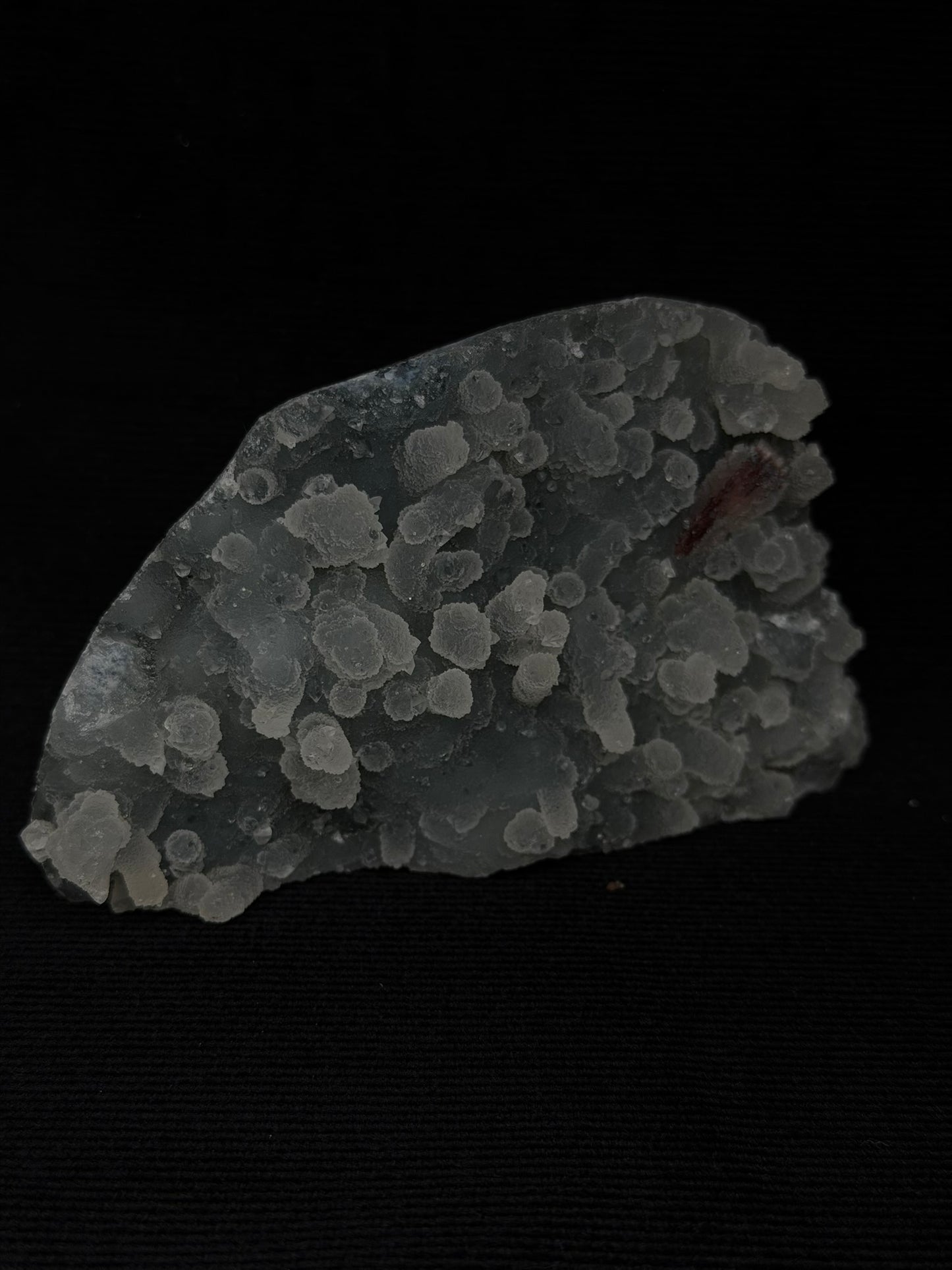 Sugary Blue & Grey Chalcedony Specimen with Chocolate Heulandite - 112SC