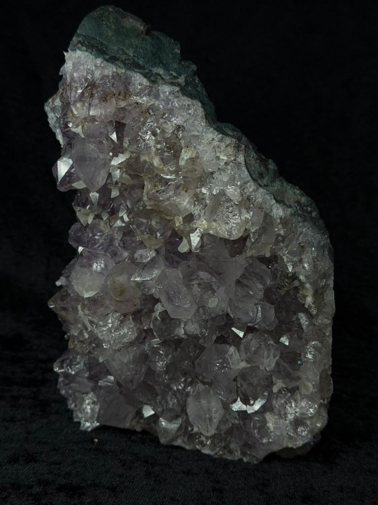 Brazilian Purple Amethyst Freeform with Green Jasper, Calcite and Inclusions - 146AA