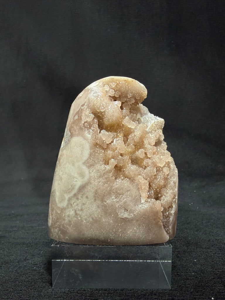 Brazilian Pink Amethyst Freeform  with Golden Shimmer - 39A