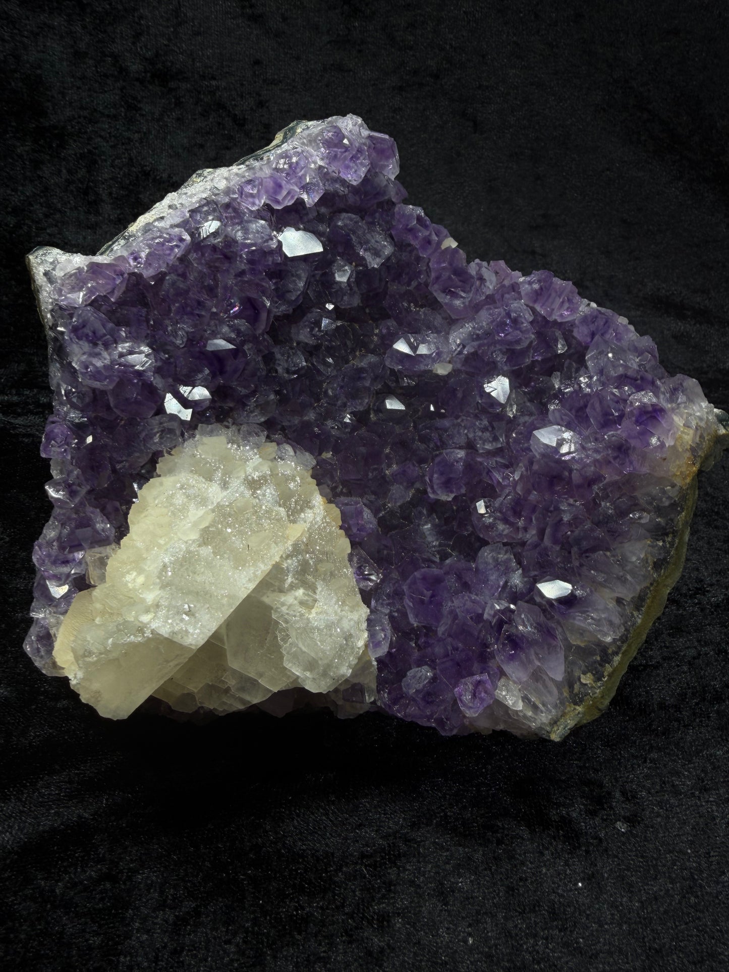 Brazilian Purple Amethyst Freeform with Calcite - 259A