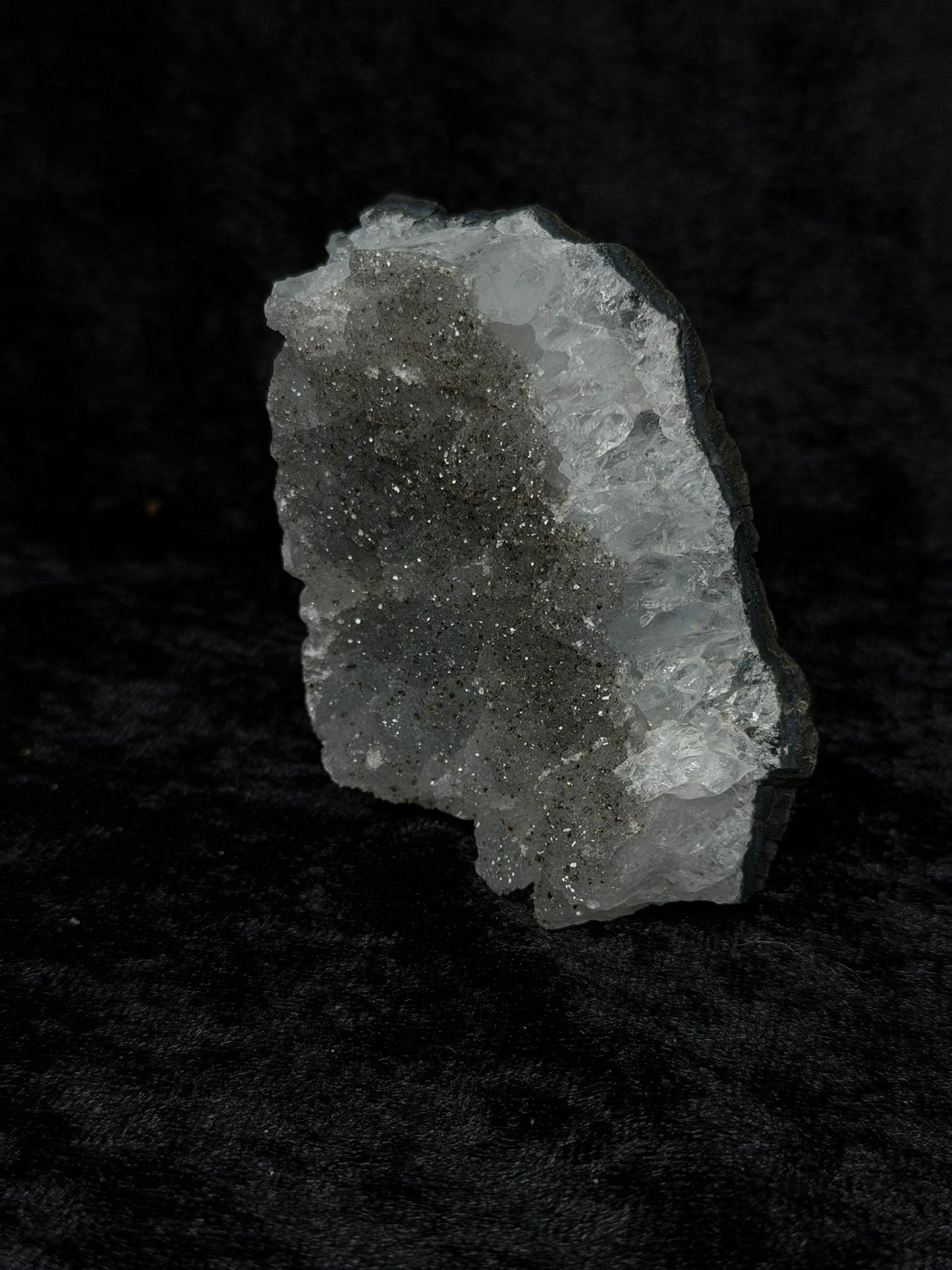 Brazilian Light Grey Sugar Amethyst Freeform - 68GA