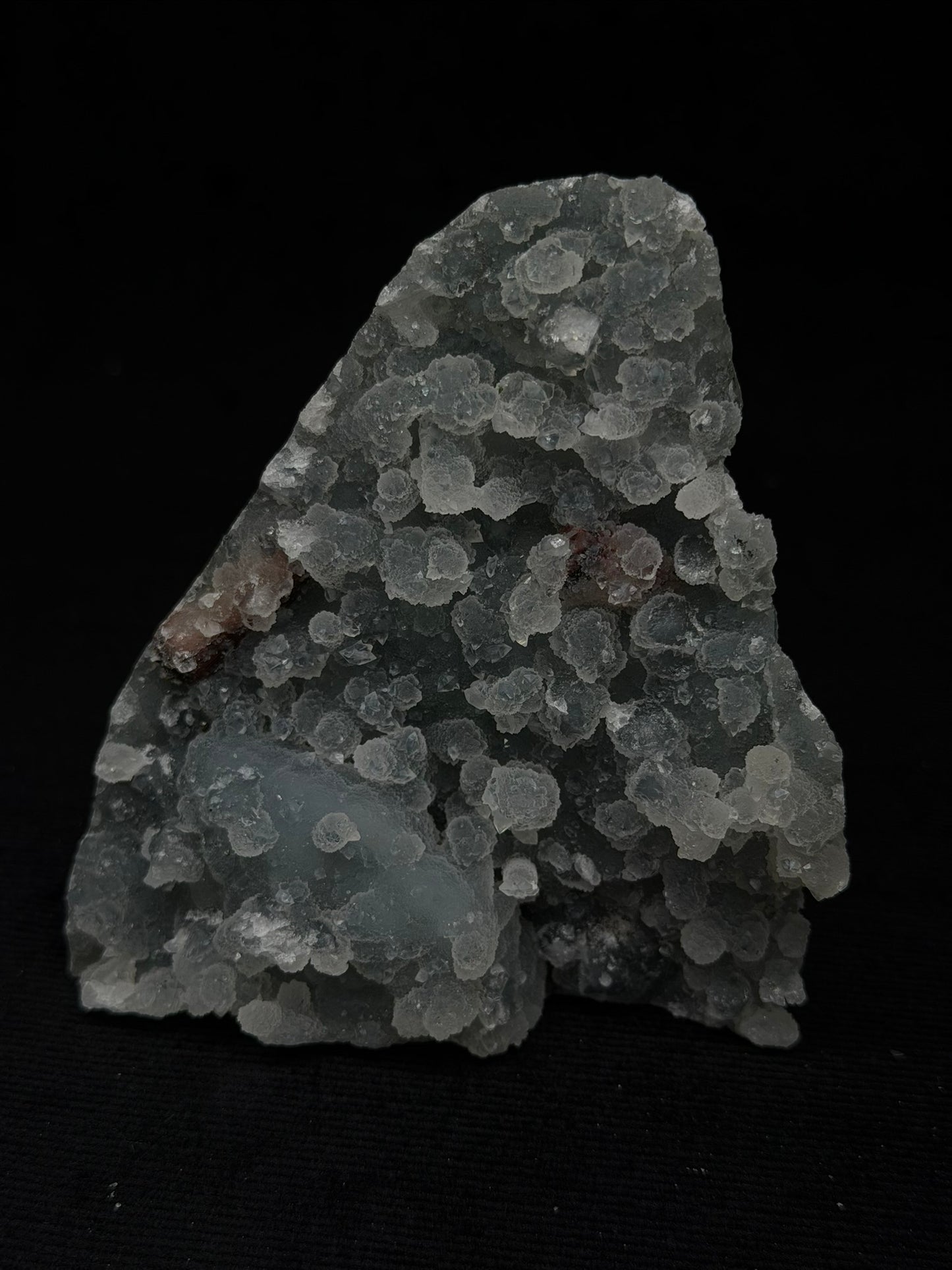 Sugary Blue & Grey Chalcedony Specimen with Chocolate Heulandite - 128SC