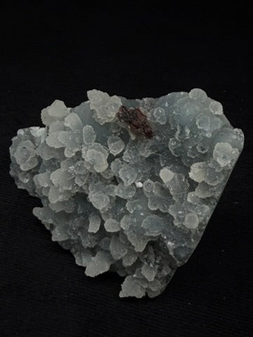 Sugary Blue & Grey Chalcedony Specimen with Chocolate Heulandite - 119SC