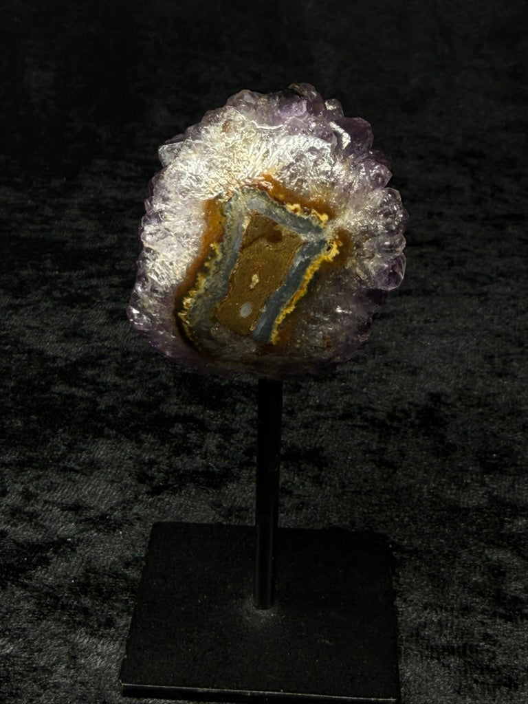 Brazilian Purple Amethyst Pine Cone on Stand - 58PC