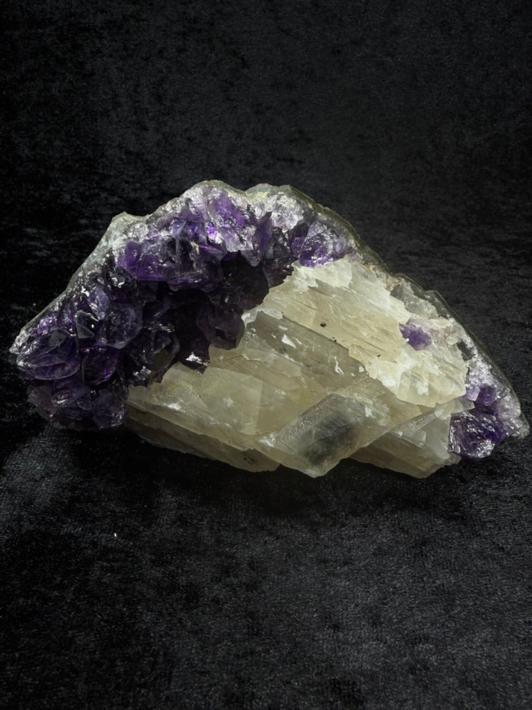 Brazilian Purple Amethyst Freeform with Calcite - 133A