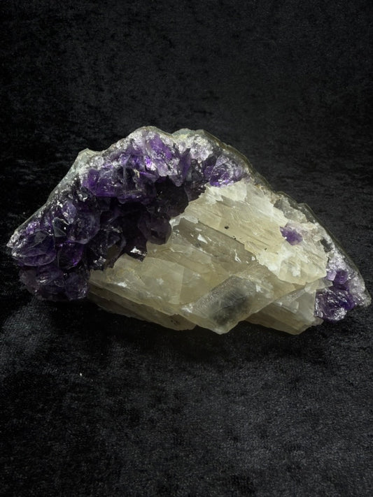 Brazilian Purple Amethyst Freeform with Calcite - 133A