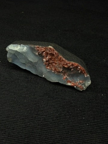 Indian Blue & Grey Chalcedony with Chocolate Heulandite Specimen - 50CC