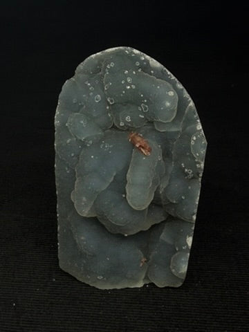 Indian Blue & Grey Chalcedony with Chocolate Heulandite Specimen - 117CC