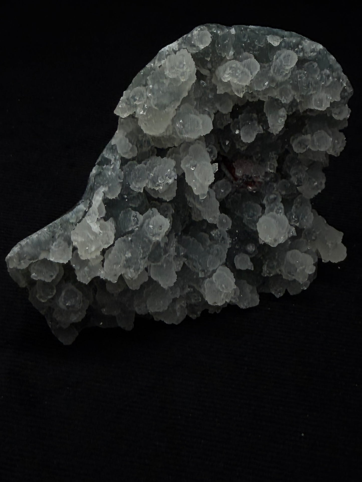 Sugary Blue & Grey Chalcedony Specimen with Chocolate Heulandite - 109SC