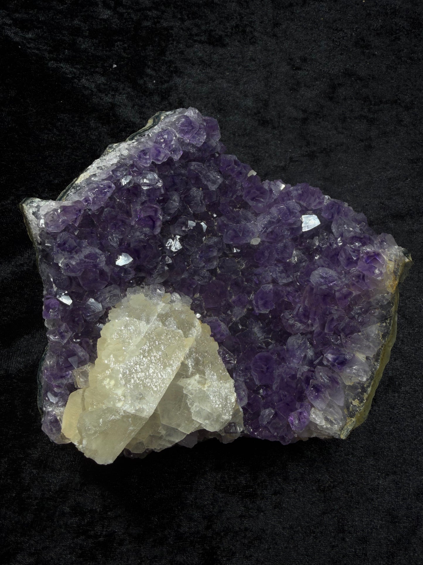 Brazilian Purple Amethyst Freeform with Calcite - 259A