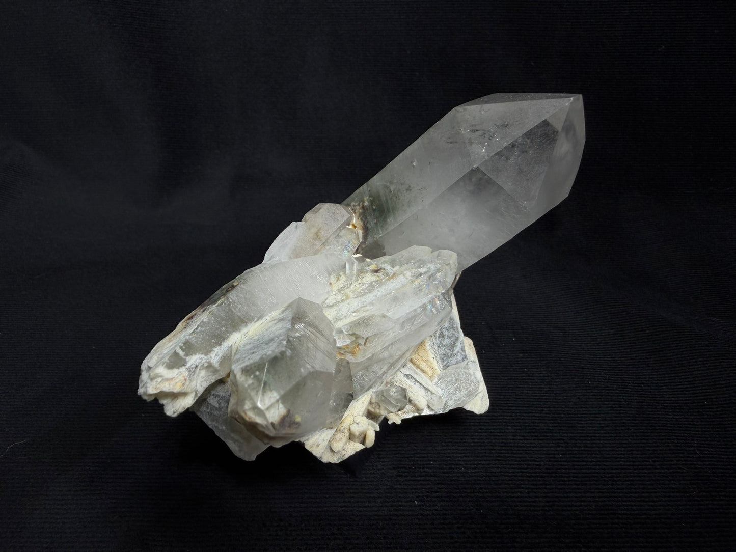 Dynamic Colombian Quartz Cluster with Inclusions - 97A