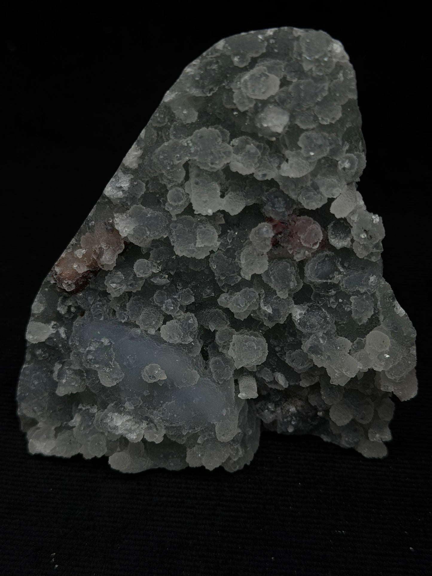 Sugary Blue & Grey Chalcedony Specimen with Chocolate Heulandite - 128SC