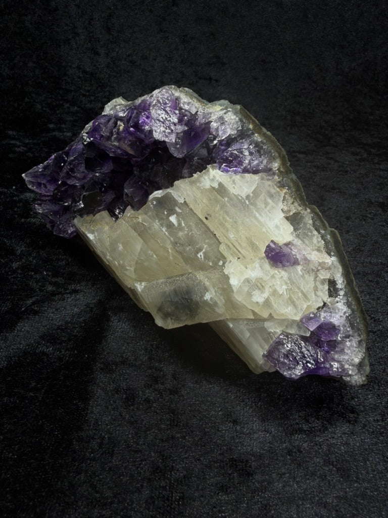 Brazilian Purple Amethyst Freeform with Calcite - 133A