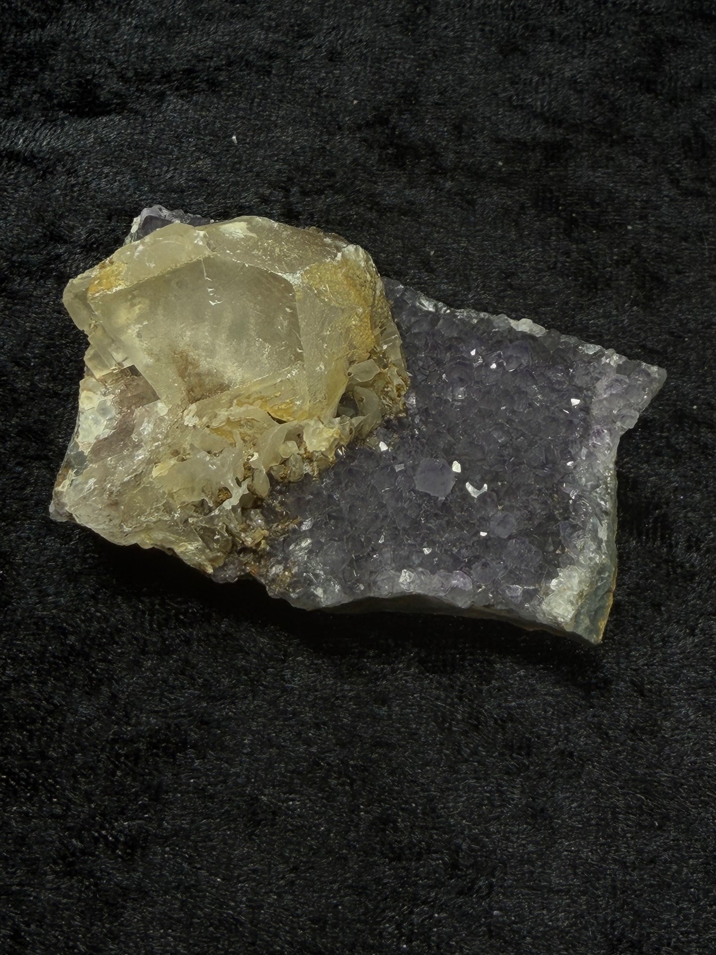 Brazilian Purple Amethyst Freeform with Calcite - 48CA