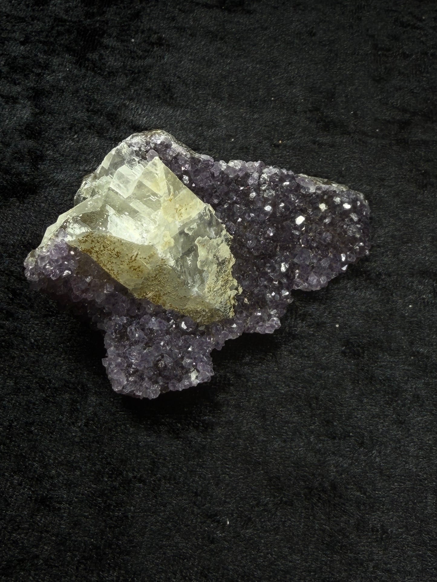 Brazilian Purple Amethyst Freeform with Calcite - 72CA