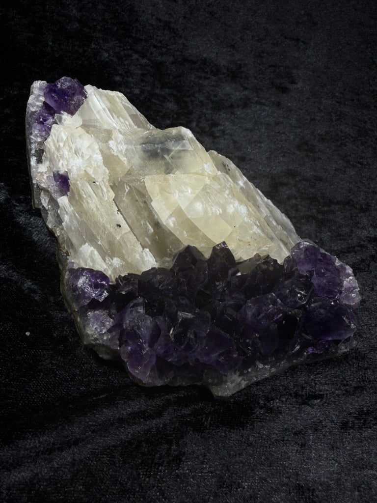Brazilian Purple Amethyst Freeform with Calcite - 133A