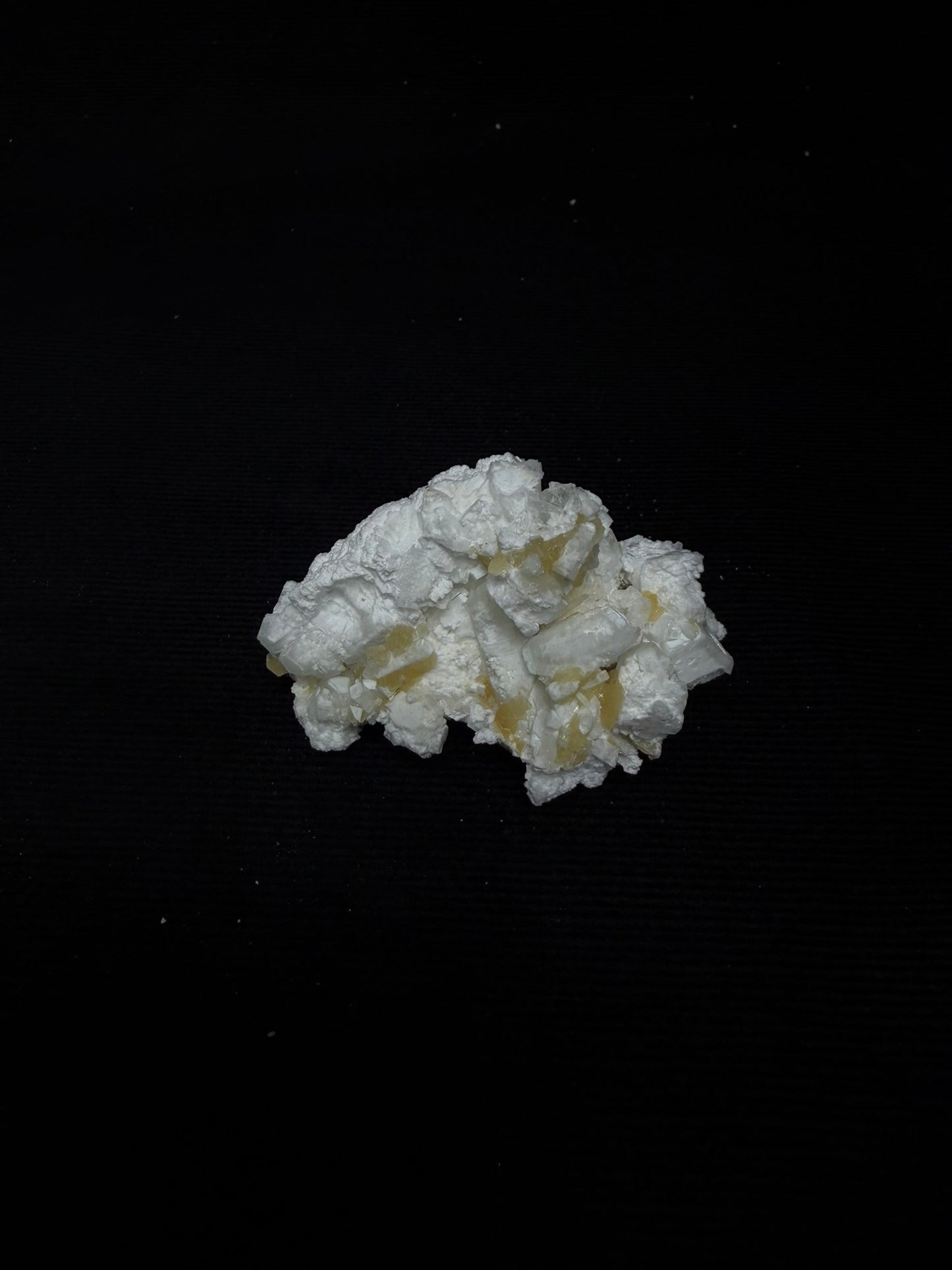 Barite Crystal with Hints of Pink Coral, Stilbite and Yellow Calcite - 37PC
