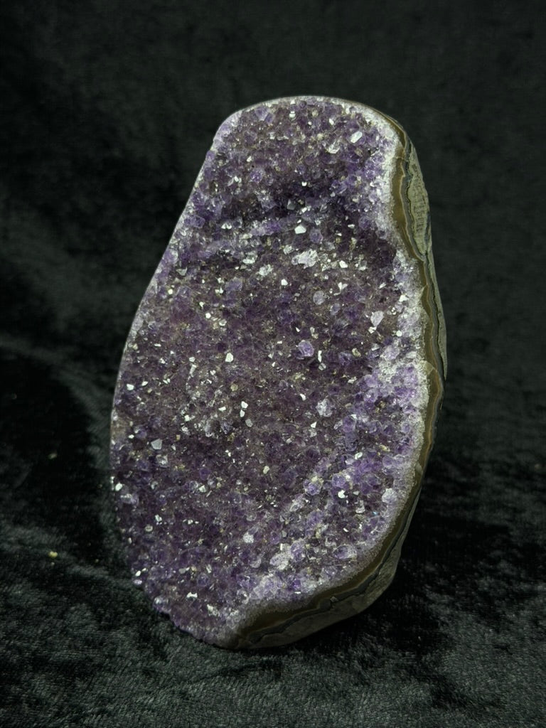 Brazilian Purple Amethyst Cut-base Freeform - 71AA