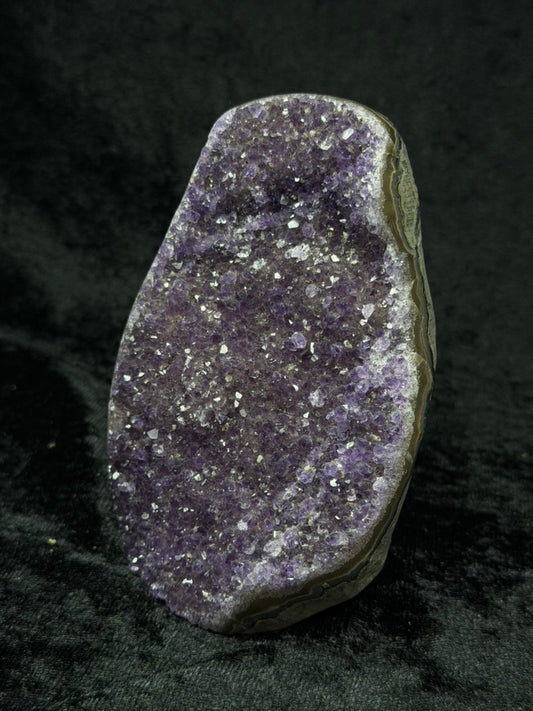 Brazilian Purple Amethyst Cut-base Freeform - 71AA