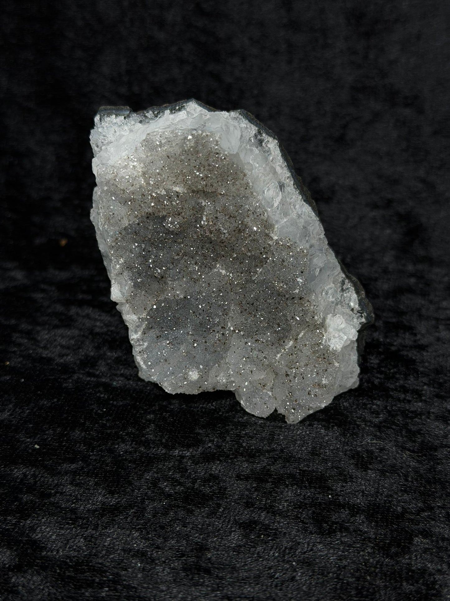 Brazilian Light Grey Sugar Amethyst Freeform - 68GA