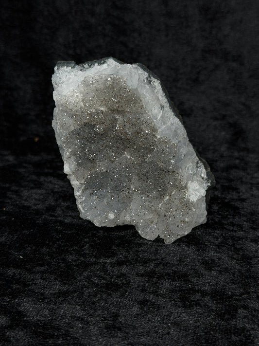 Brazilian Light Grey Sugar Amethyst Freeform - 68GA
