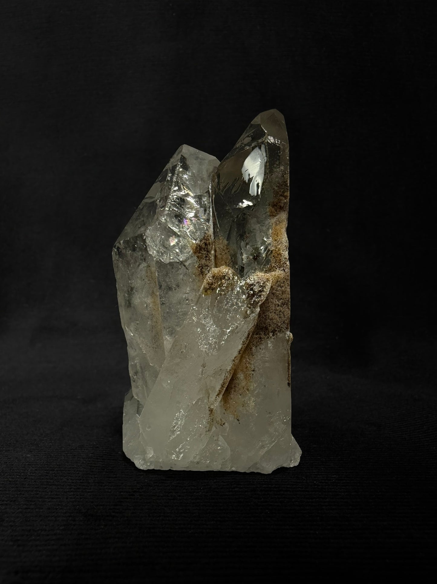Colombian Quartz Tantric Twin Cluster with Inclusions - 39D