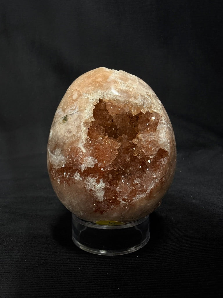Brazilian Pink Amethyst EGG Freeform with Stand - 130E