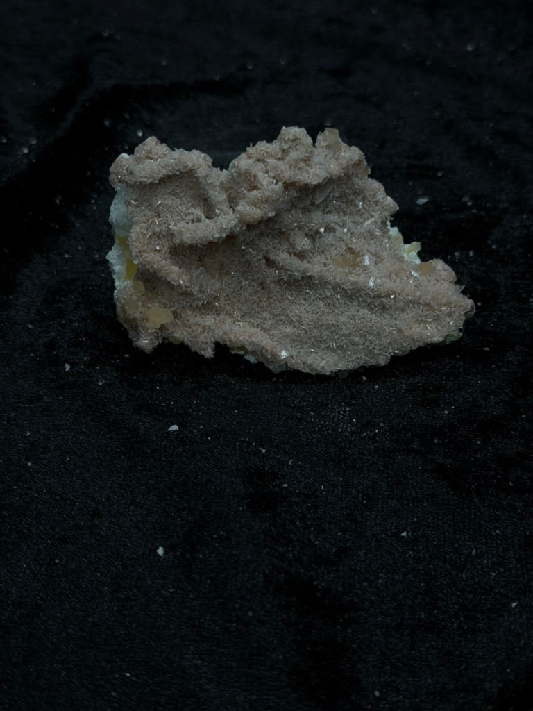 Pink Coral with Barite Crystal, with Stilbite and Yellow Calcite - 72PC