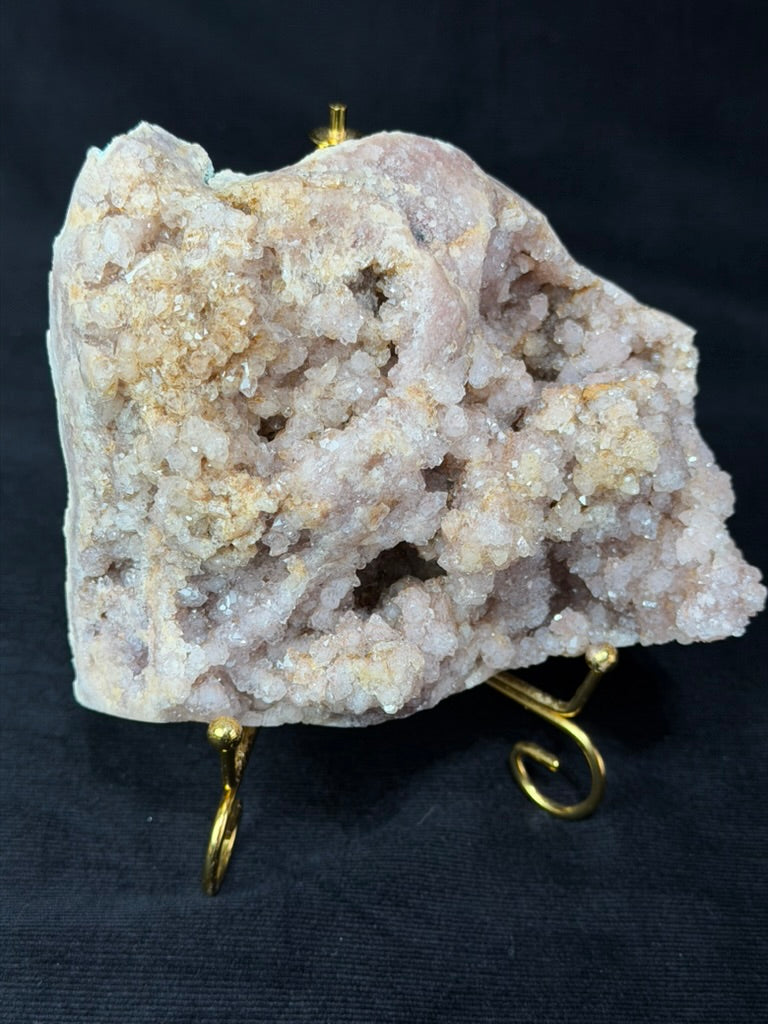 Brazilian Pink Amethyst Statement Piece with Stand - 297HC