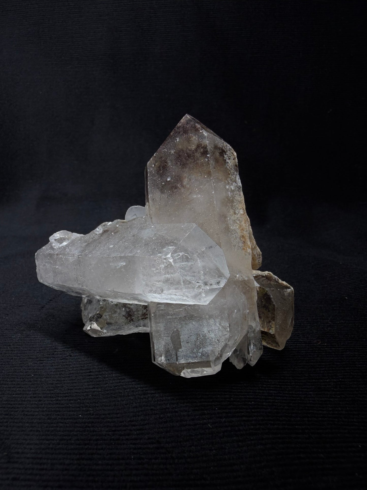 Colombian Quartz Cluster with Inclusions - 48W