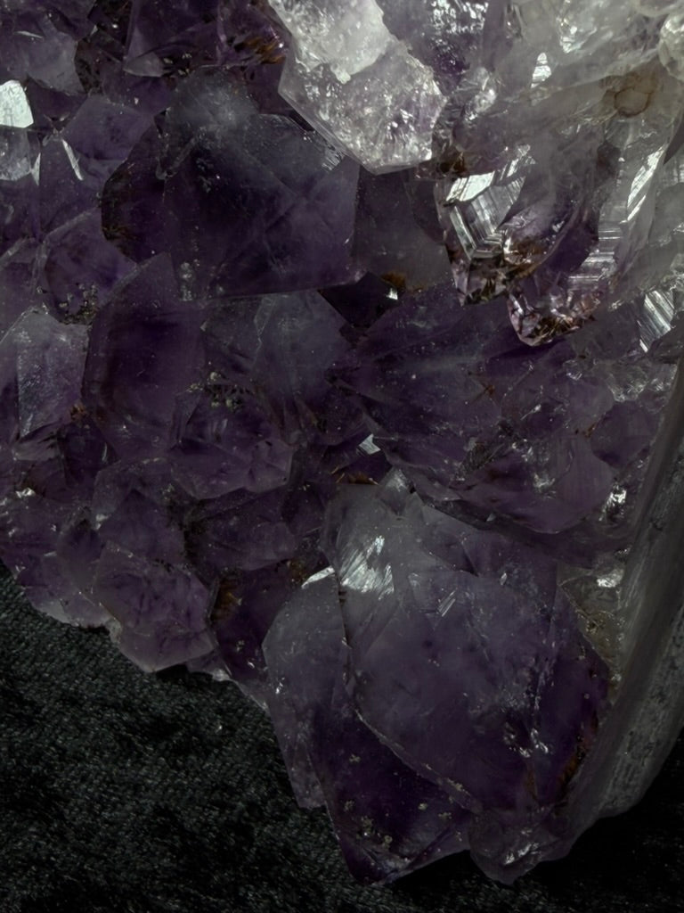 Premium Purple Amethyst Statement Piece with Large Points and Inclusions - 363BA