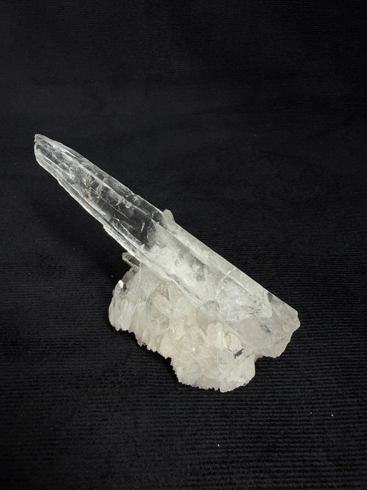 Brazilian Natural Laser Quartz Wand Cluster - "Rocket" 72P