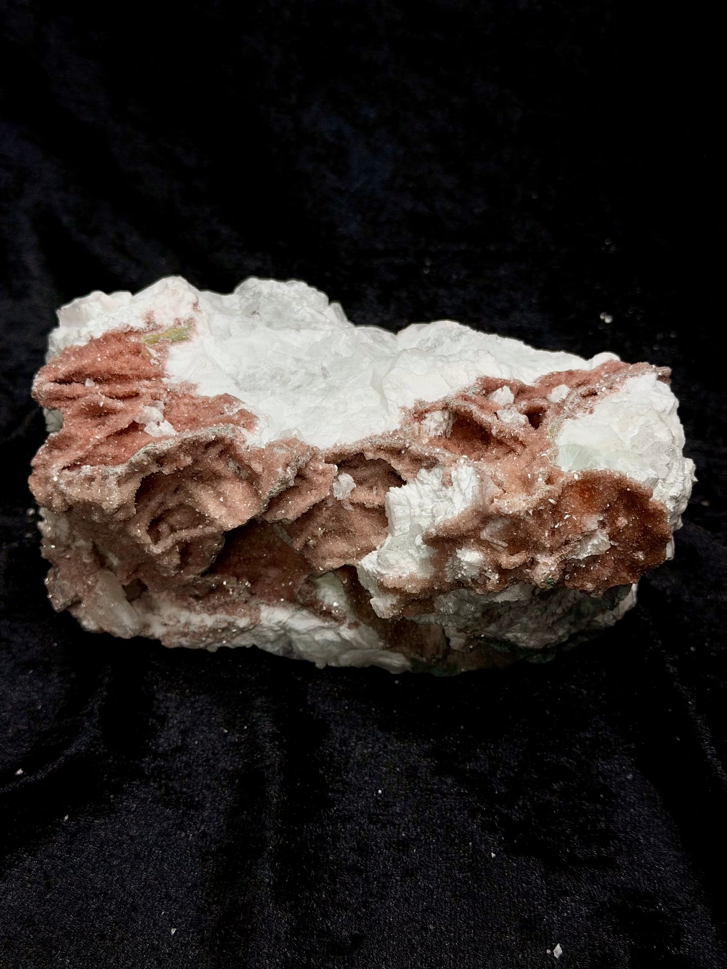 Pink Coral with Barite Crystal and Stilbite with Yellow Calcite - 168PC