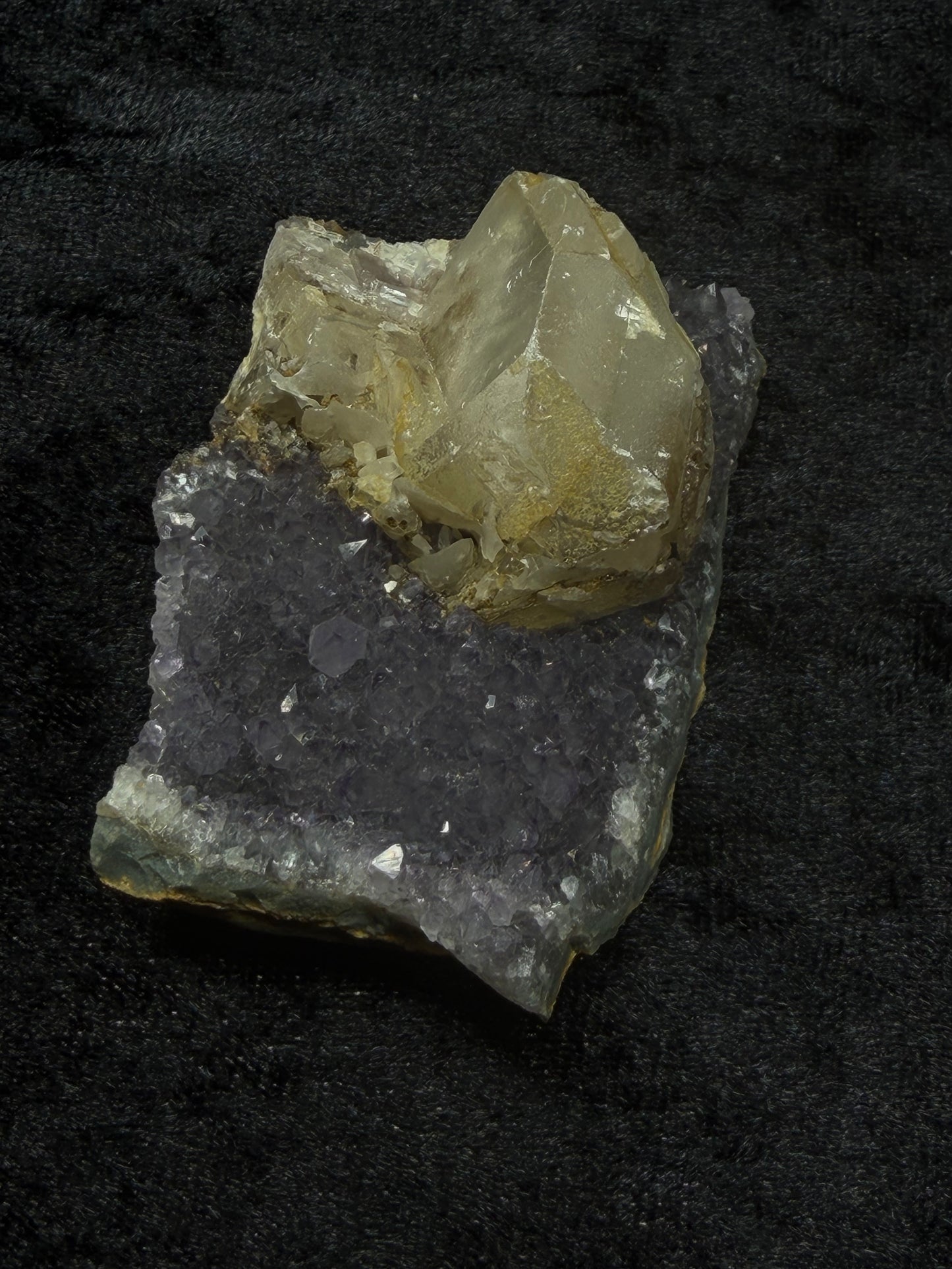 Brazilian Purple Amethyst Freeform with Calcite - 48CA