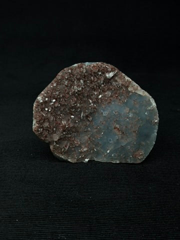 Indian Blue & Grey Chalcedony with Chocolate Heulandite Specimen - 135CC