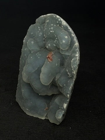 Indian Blue & Grey Chalcedony with Chocolate Heulandite Specimen - 117CC