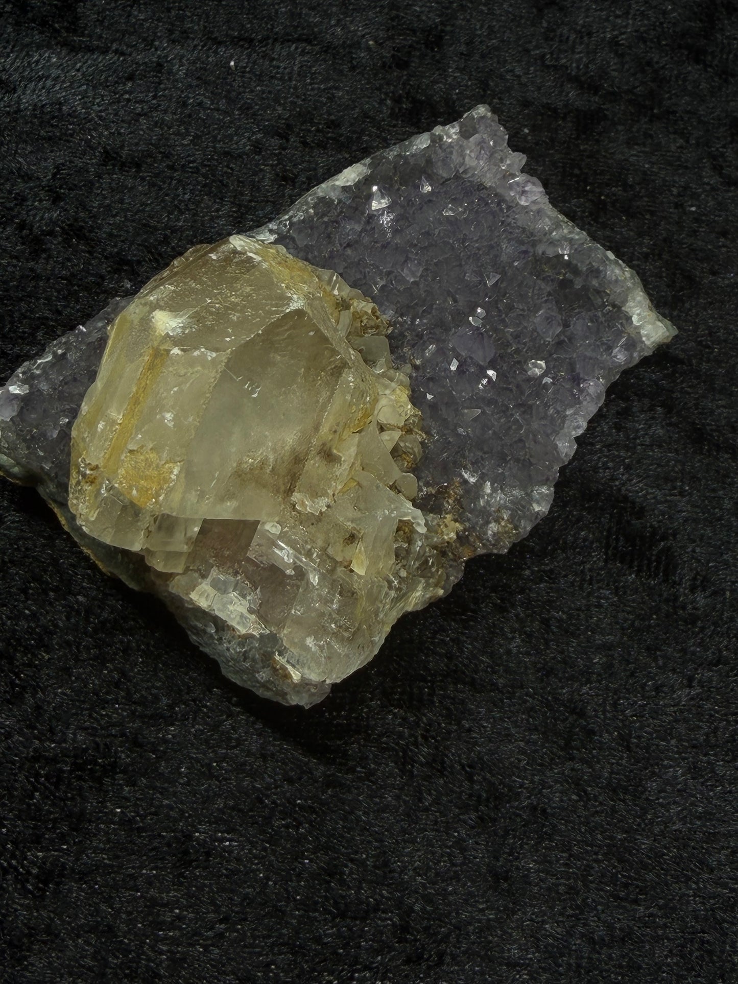 Brazilian Purple Amethyst Freeform with Calcite - 48CA