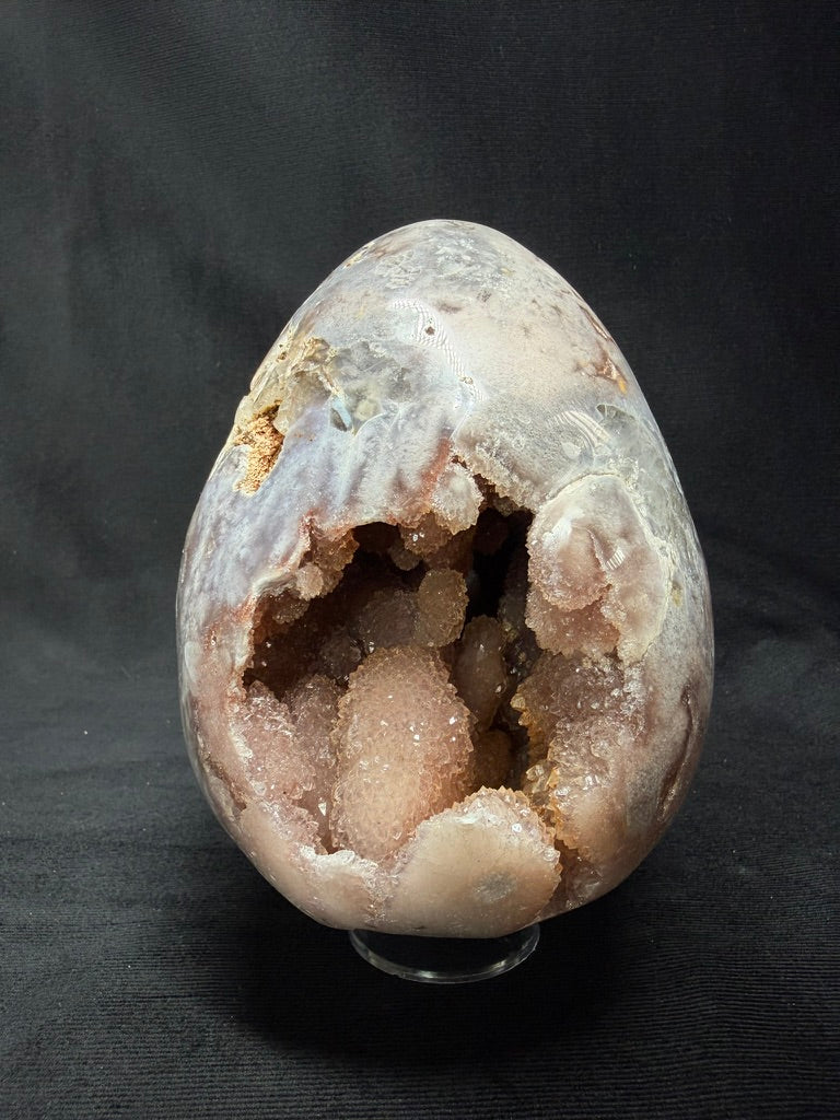 Brazilian Pink Amethyst EGG Statement Piece - 430E