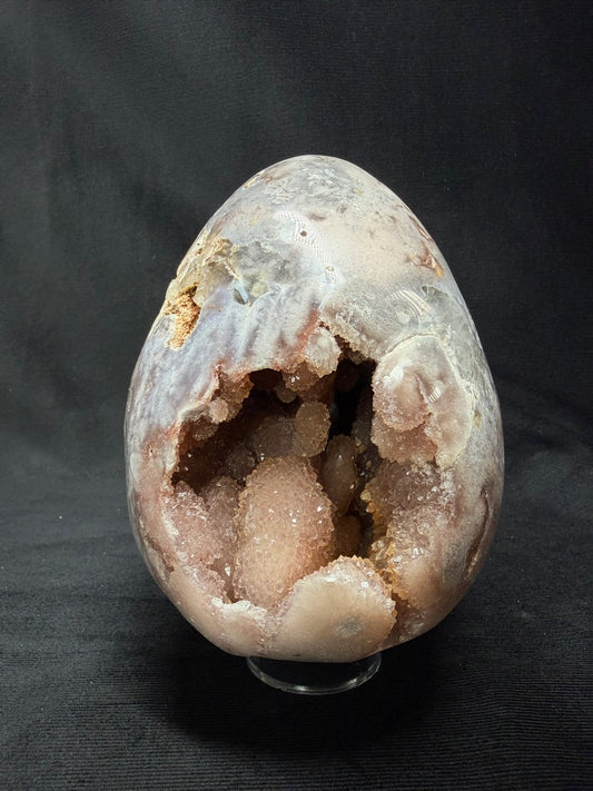 Brazilian Pink Amethyst EGG Statement Piece - 430E