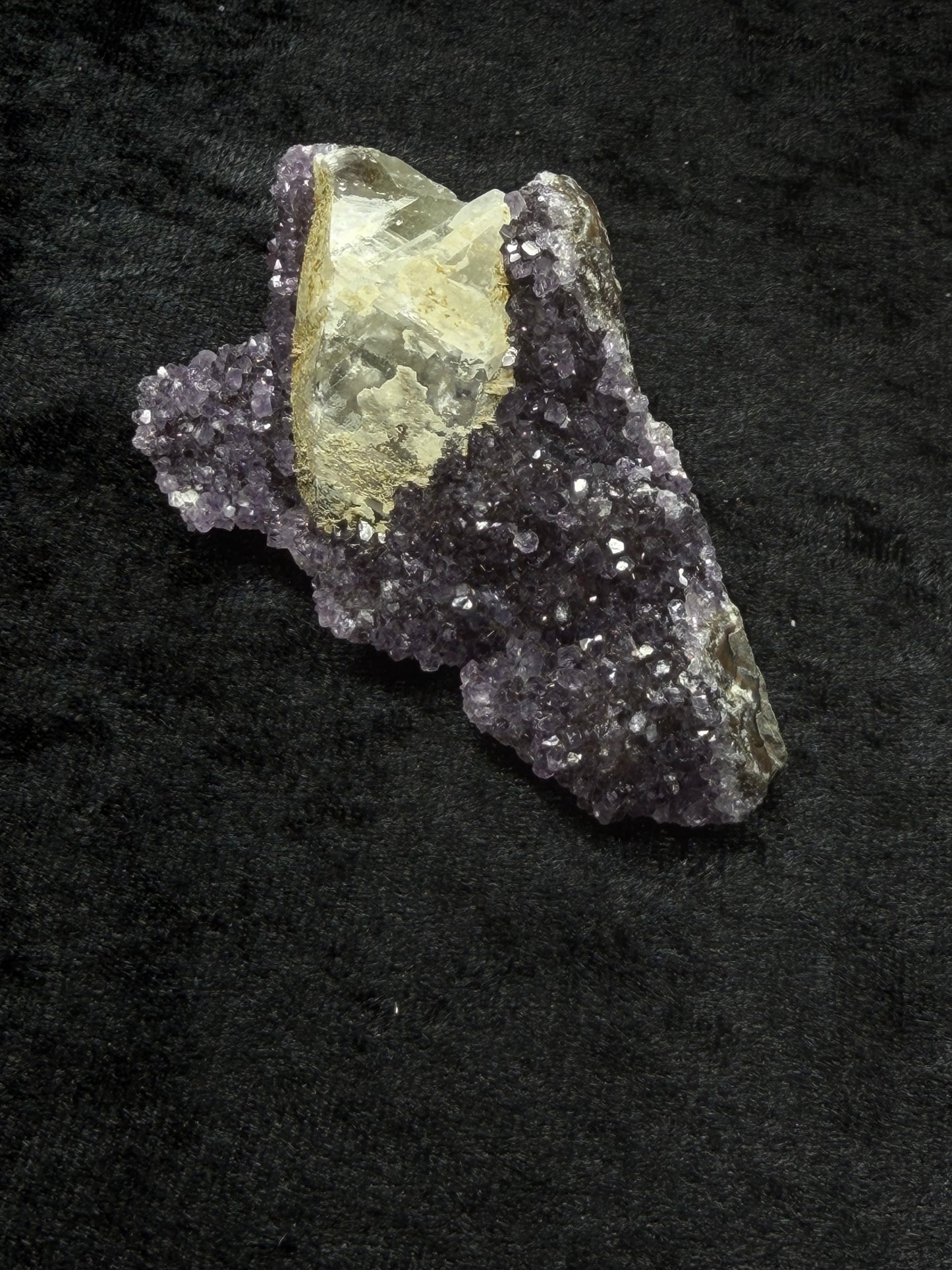 Brazilian Purple Amethyst Freeform with Calcite - 72CA