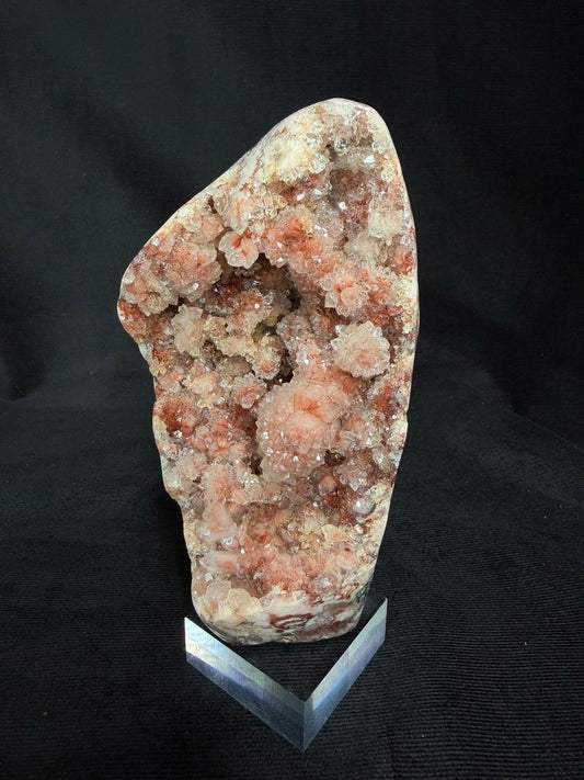 Brazilian Pink Amethyst Statement Crystal with Reddish Hues - 225PA