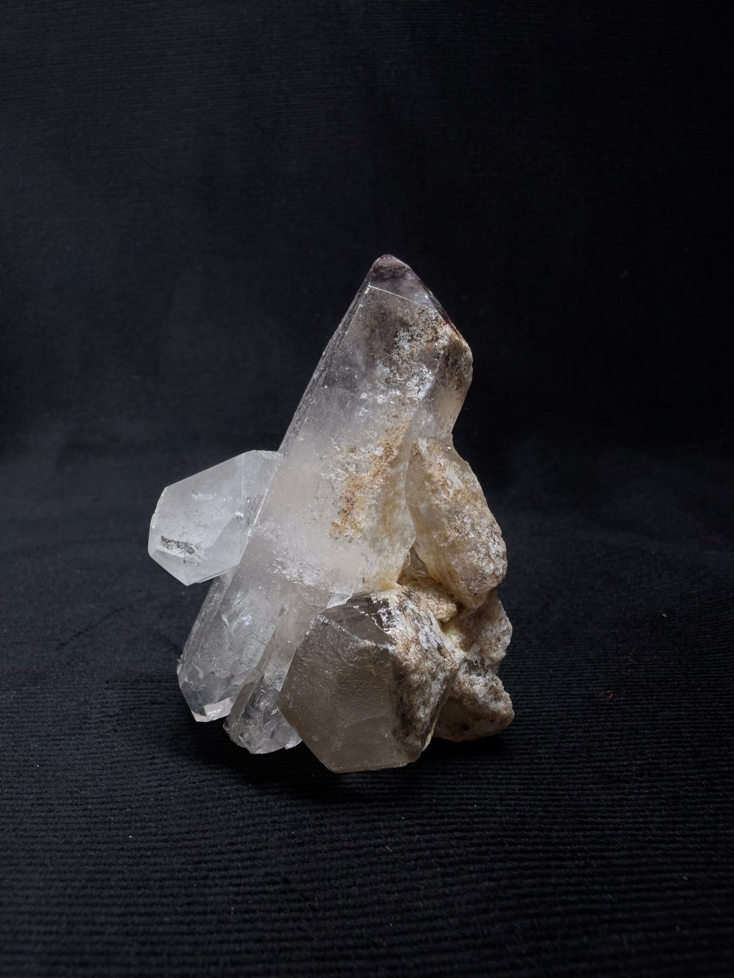 Colombian Quartz Cluster with Inclusions - 48W