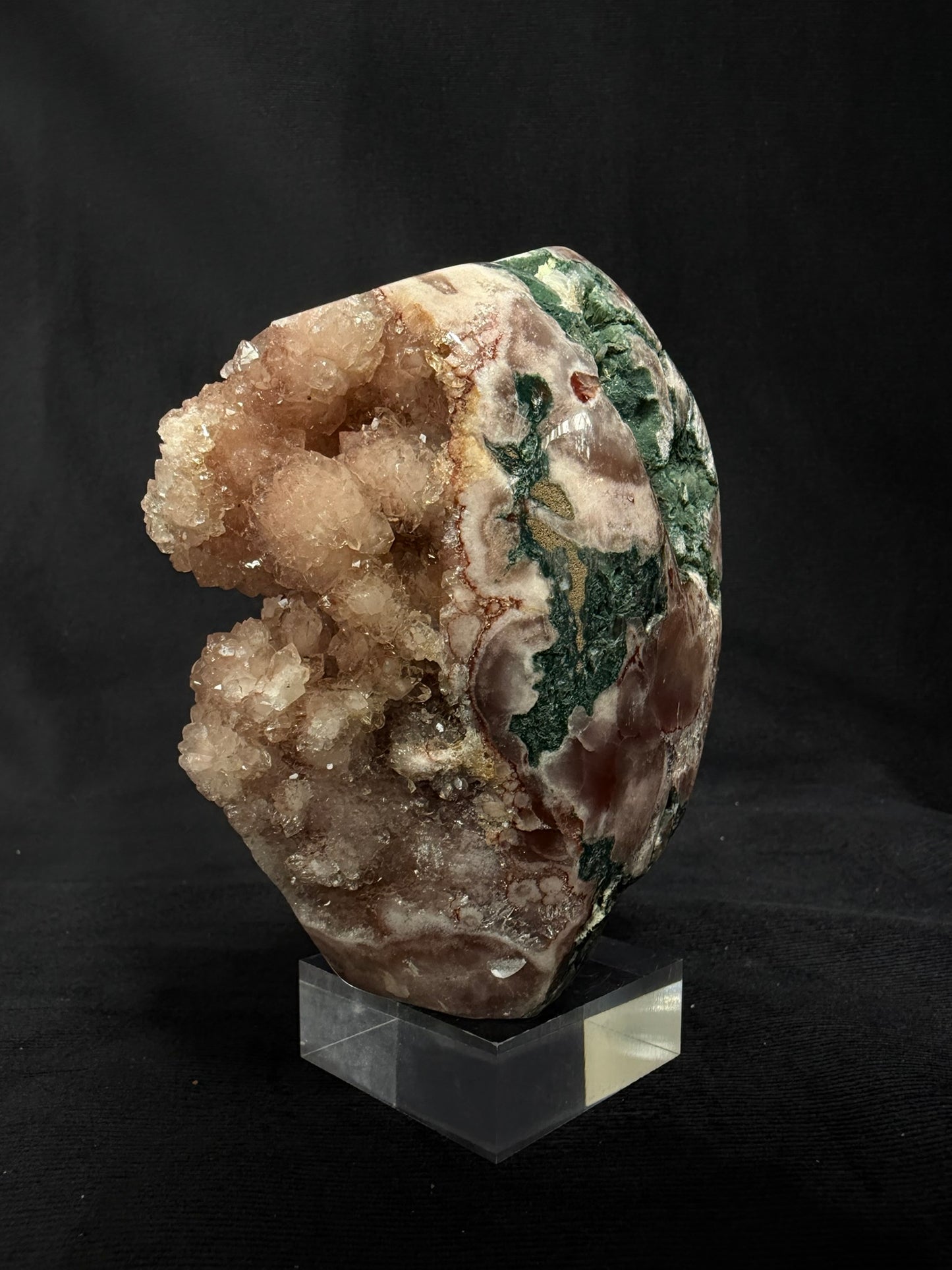 Brazilian Pink Amethyst Freeform with Deep Reddish Hues - 231PA