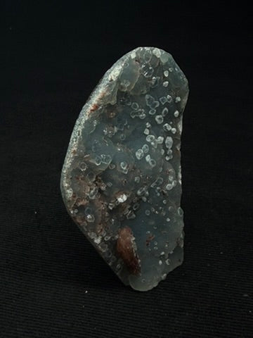 Indian Blue & Grey Chalcedony with Chocolate Heulandite Specimen - 112CC