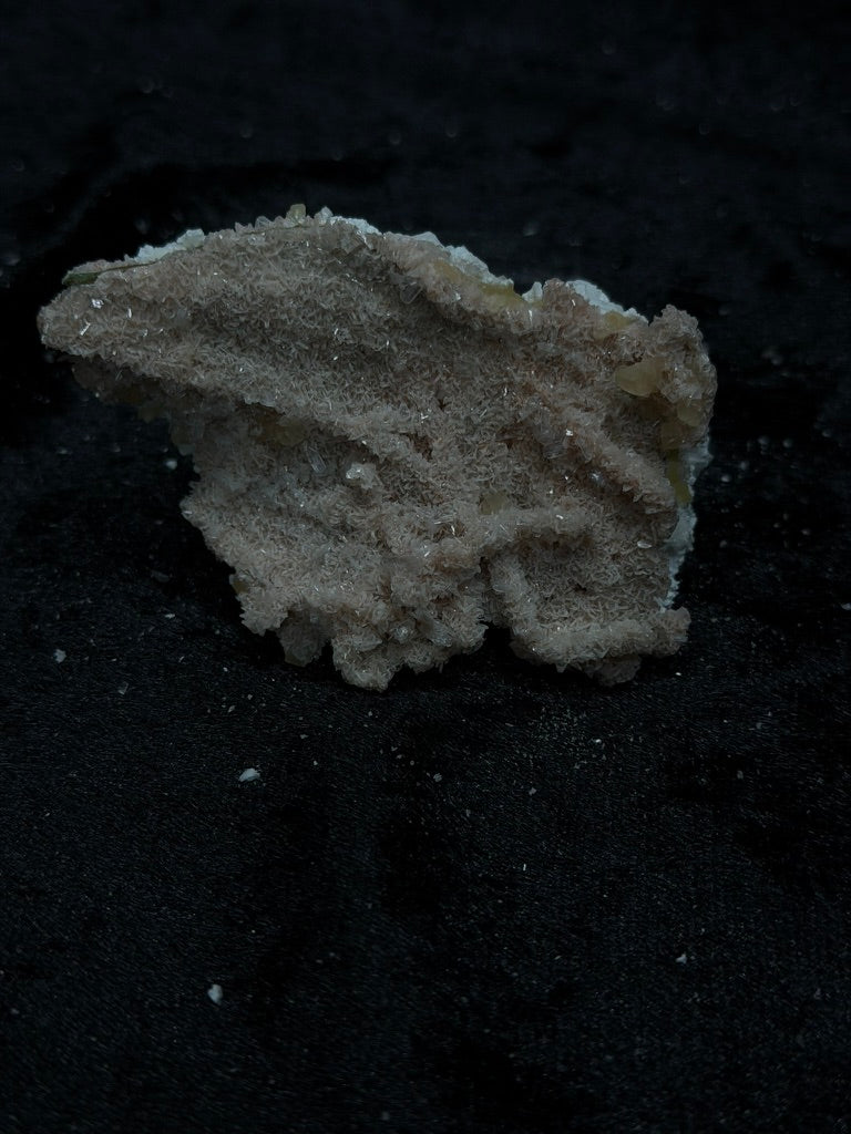 Pink Coral with Barite Crystal, with Stilbite and Yellow Calcite - 72PC